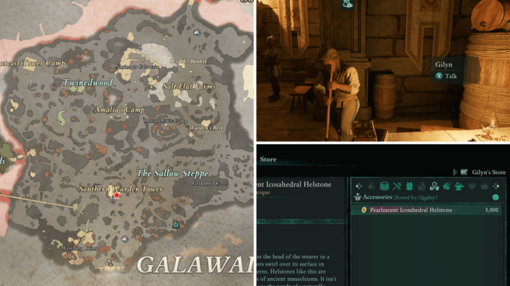 Pearlescent Icosahedral Helstone Location