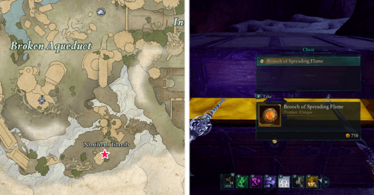 Avowed - Brooch of Spreading Flame Location