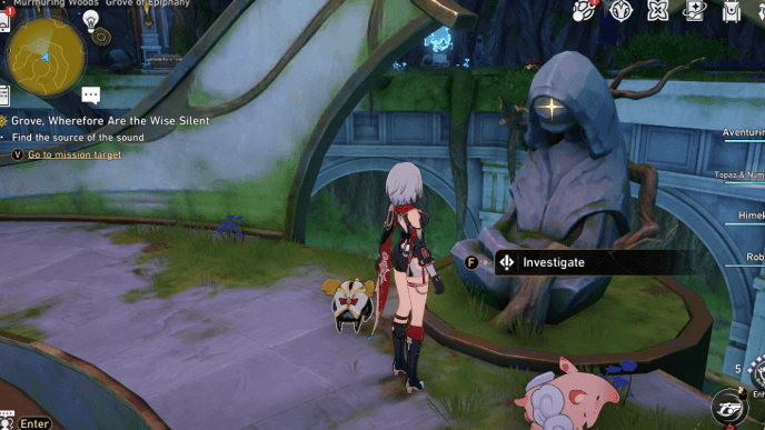 Honkai Star Rail - Grove, Wherefore Are the Wise Silent Mission Guide - Step 8