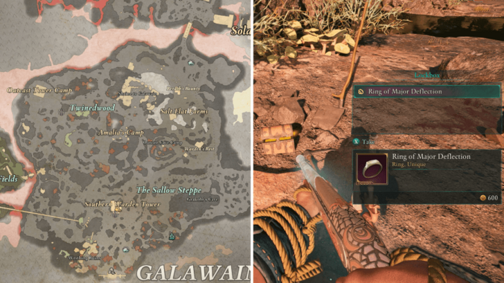 Ring of Major Deflection Location