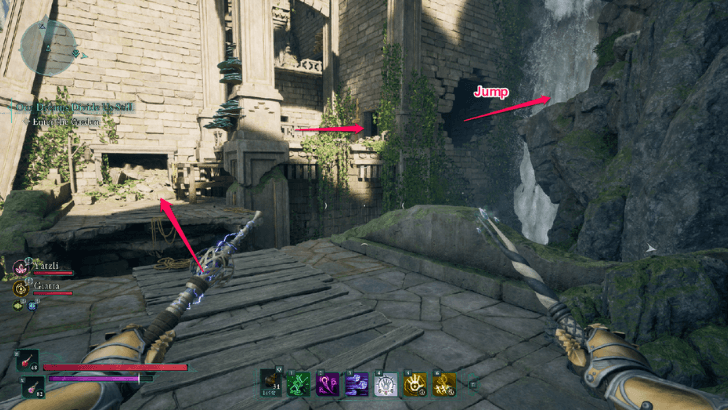 Avowed - Enter the Ruins Near the Waterfall