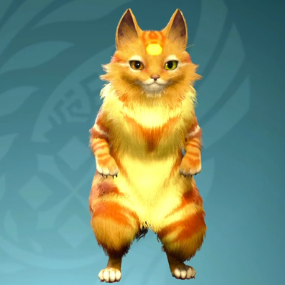 Monster Hunter Wilds Sun Palico Design Code
