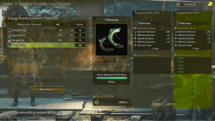 Upgrade the Desired Weapon