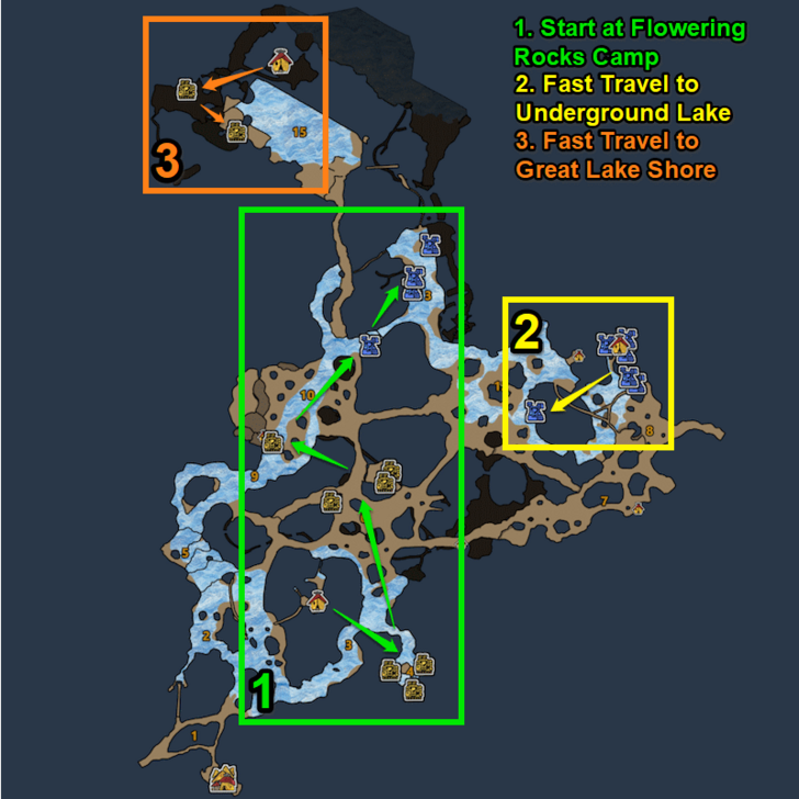 Scarlet Forest Combined Farming Route
