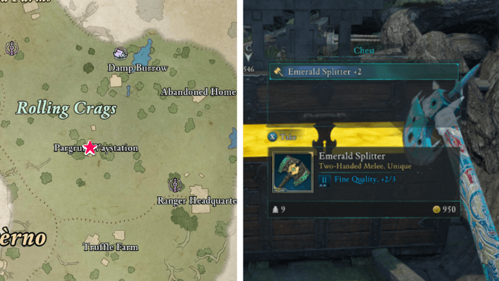 Avowed - Emerald Splitter Location