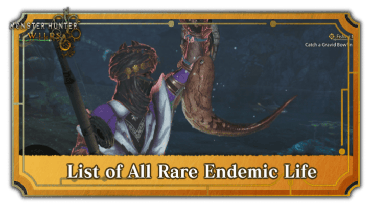 MH Wilds Rare Endemic Life