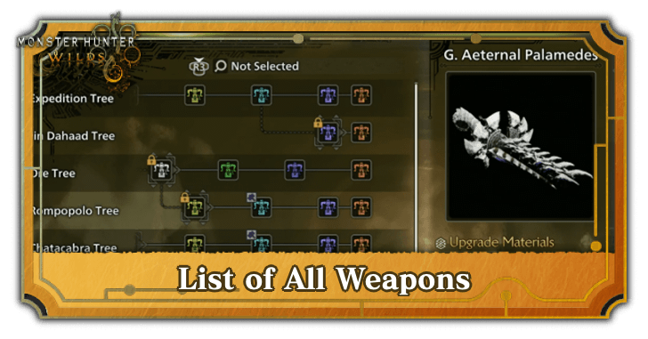Monster Hunter Wilds List of All Weapons.png