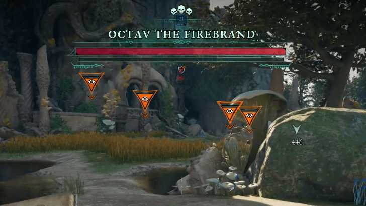 Octav the Firebrand Overworld