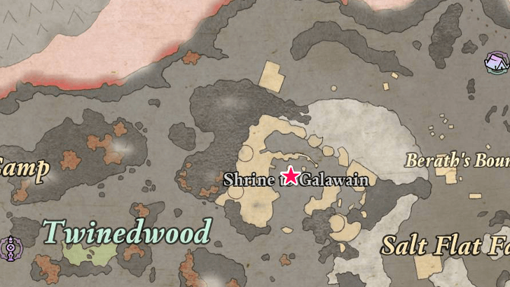 Congasar and Crusta Map Location