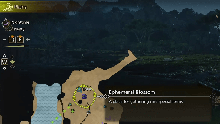 Monster Hunter Wilds - Ephemeral Blossom Found in Detailed Map