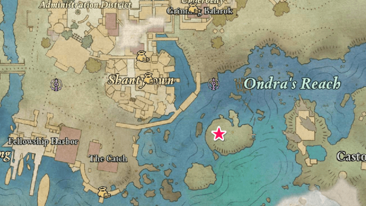 Tempestuous Luandi Map Location