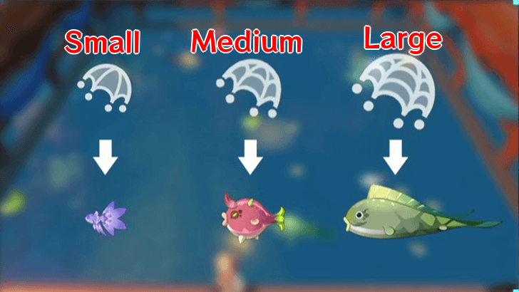 Genshin - Different Wrangler Net Sizes