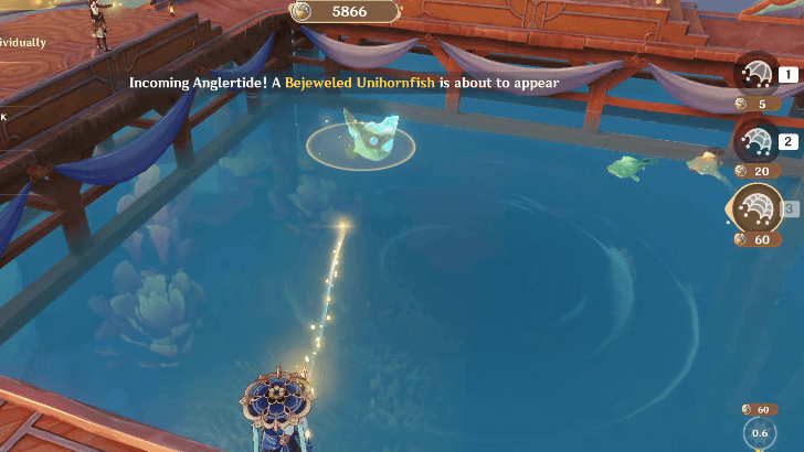 Genshin - Invasive Fish Wrangler Bejeweled Unihornfish