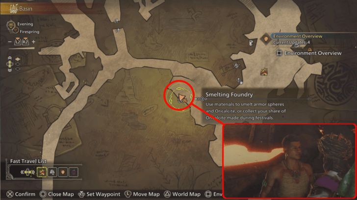 Smelting Foundry Location