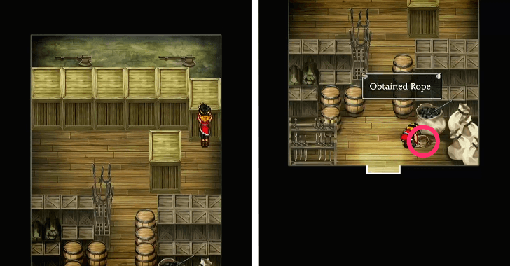 Suikoden 2 - Crate and Rope
