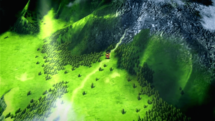 Suikoden 2 - North Sparrow Pass Overworld