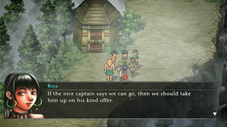 Suikoden 2 - Rina Talks to Guards