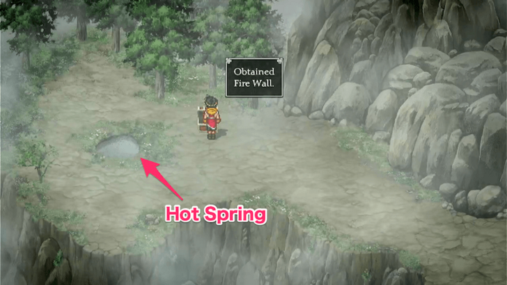 Suikoden 2 - Hot Spring Fire Wall