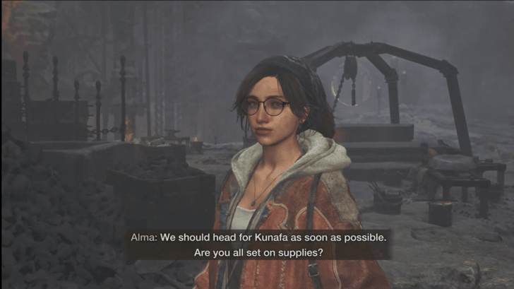 MH Wilds - Talk to Alma