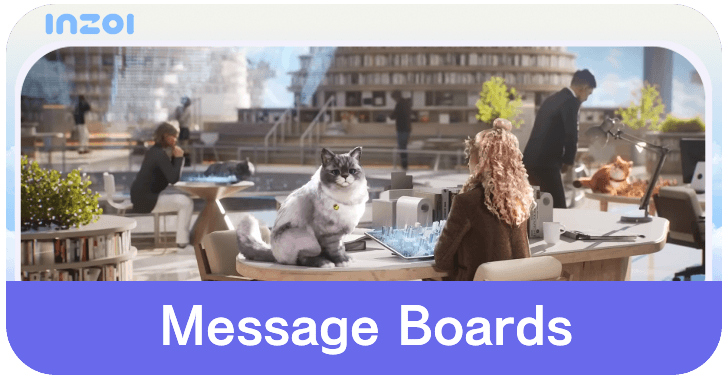 inZOI Message Boards