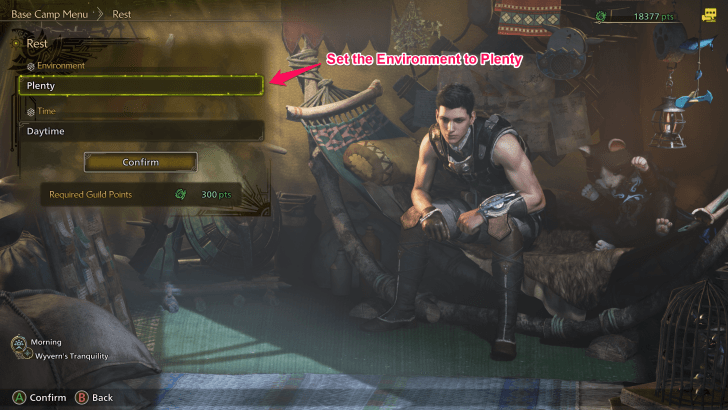 Set the Environment to Plenty