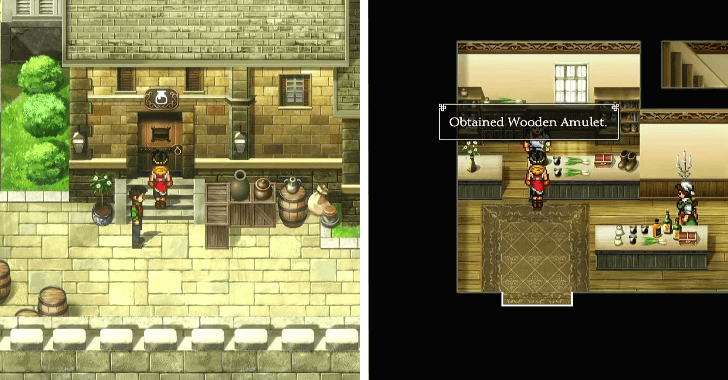 Suikoden 2 - Muse City Item Store Wooden Amulet