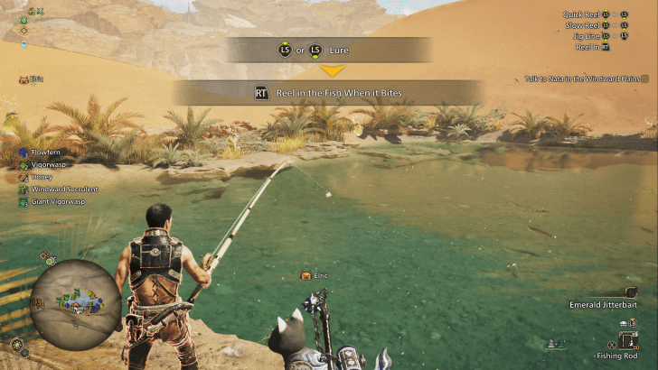 Use the Emerald Jitterbait and Move the Lure