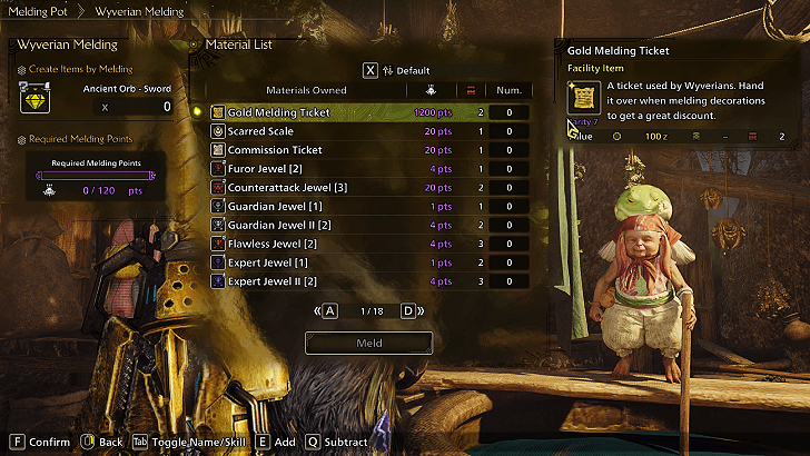 Silver Melding Ticket Points