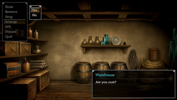 Arrange to Sort Newly Stored Items