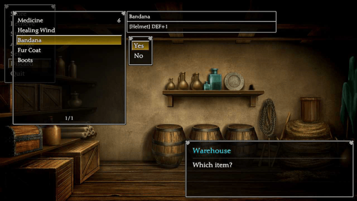 Discard to Erase an Item