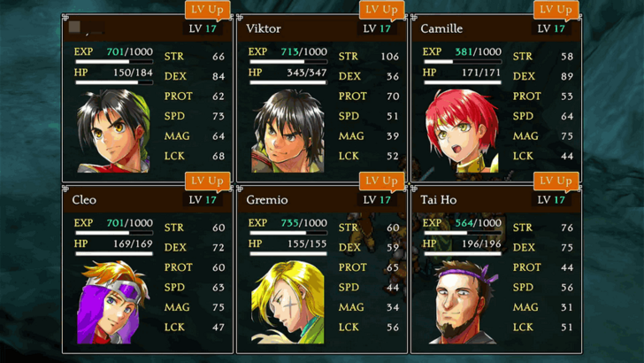 Suikoden 1 HD Remaster Leveling Up Characters