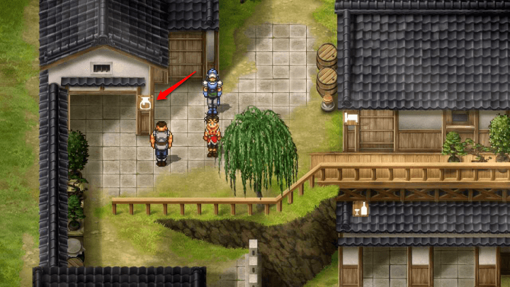 Locate the Item Shop