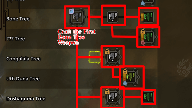 Craft the Base Weapon to Craft the Upgraded Weapon