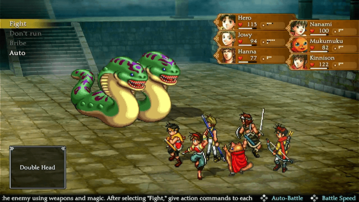 Suikoden 2 - Double Head Boss Fight