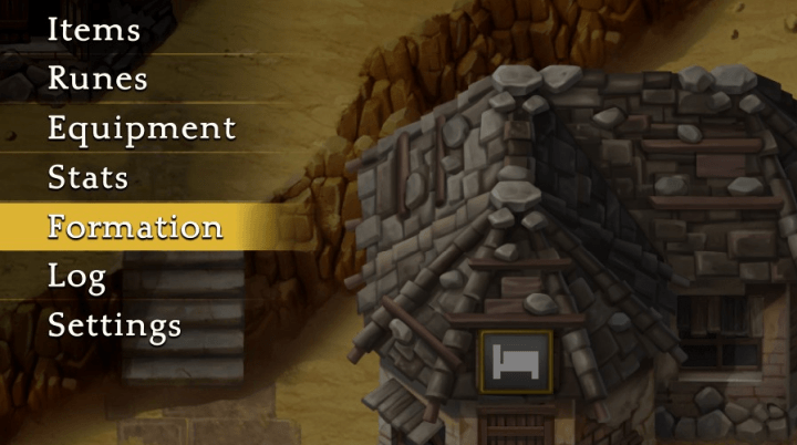 Suikoden 1 -  Menu Screen