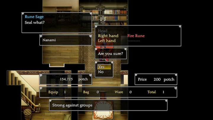 Remove Runes at Rune Shops