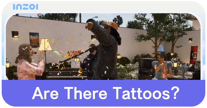 inZOI Are There Tattoos