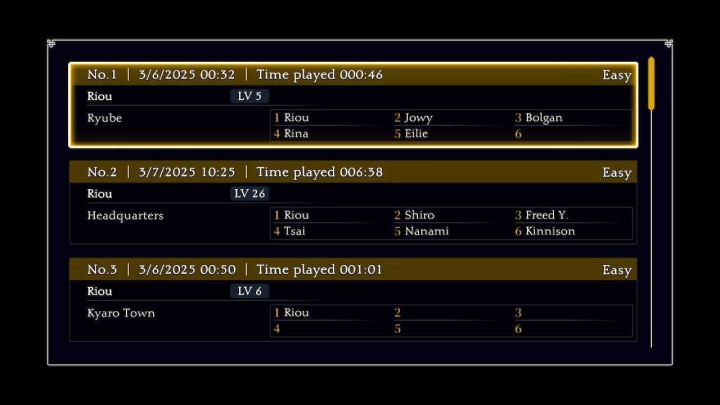 Save your Game at the Inn