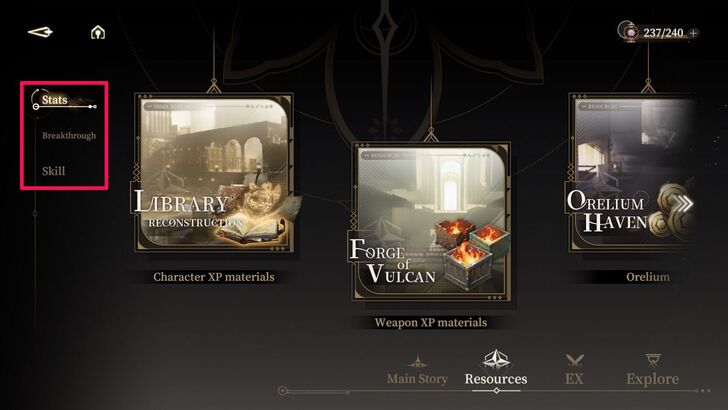 Resources Categories