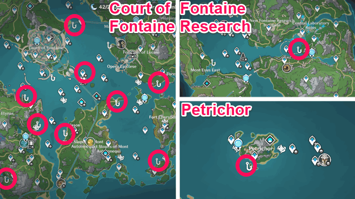 Fontaine Fishing Location - Rippling Heartfeather Bass