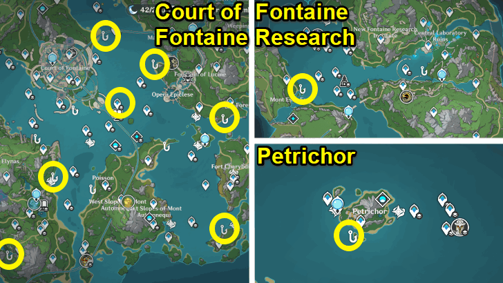 Fontaine Fishing Location - Blazing Heartfeather Bass
