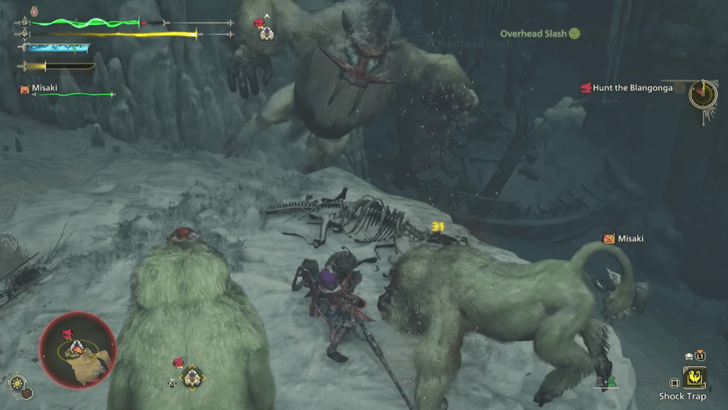 Monster Hunter Wilds - Blangonga with Blangos