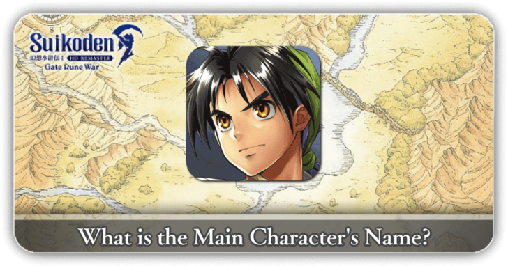 Suikoden 1 HD Remaster What is the Main Character