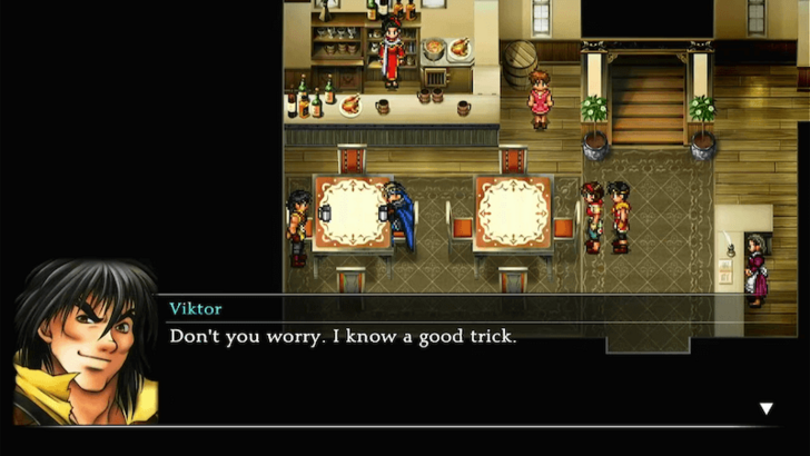 Suikoden 2 - Meet Vik and Flik at Tavern