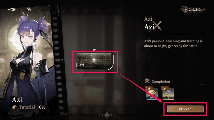 Start Character Tutorial