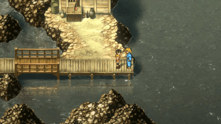 Suikoden II - Talk to Yam Koo at the Dock