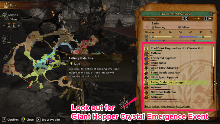 Giant Hopper Crystal Emergence Forecast