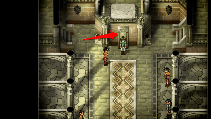 Suikoden II - Stone Tablet of Promise in the Headquarters