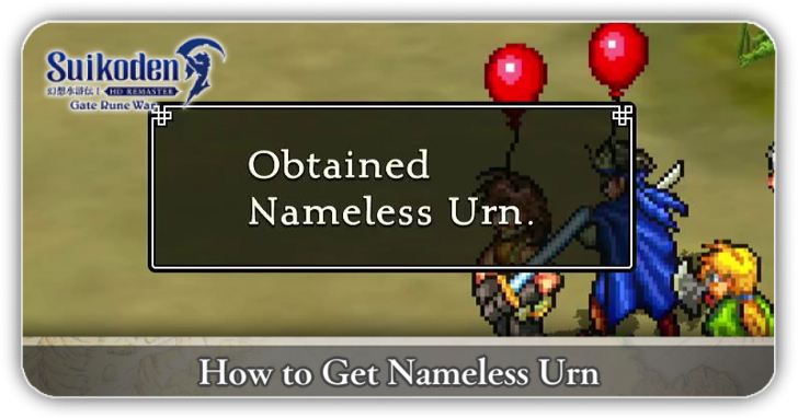 Suikoden 1 HD Remaster How to Get Nameless Urn