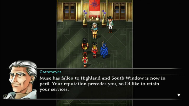 Suikoden 2 - Talk to Granmeyer